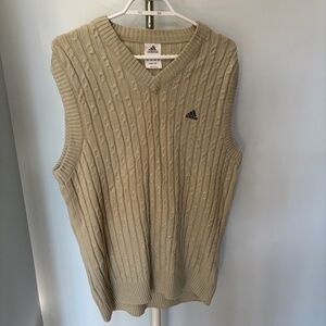 Adidas Cream Sweater Vest